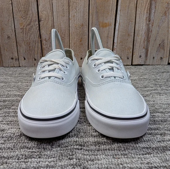 Vans Authentic Light Blue/Gray  Canvas Size 7 Women 5.5 Men/Youth - Picture 2 of 8